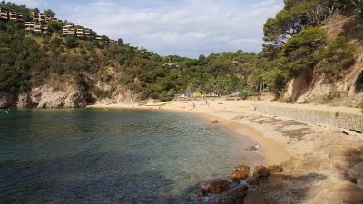 Cala Giverola en Tossa de Mar