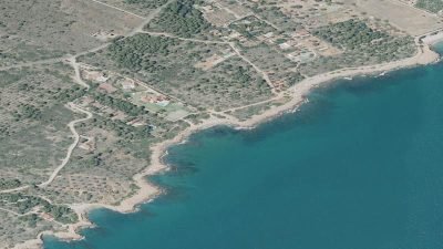 Vista aérea de Cala L'Aljub, Peníscola/Peñíscola