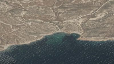Vista aérea de Cala Leño, Mazarrón