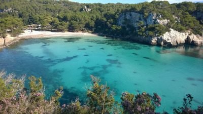 Cala Macarella en Ciutadella de Menorca