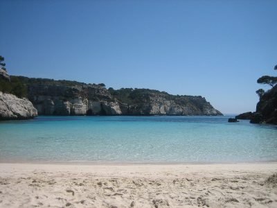 Cala Macarelleta en Ciutadella de Menorca
