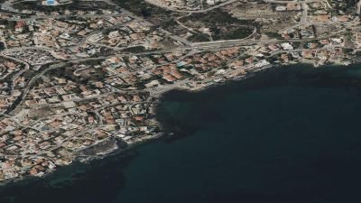 Vista aérea de Cala Piteras, El Campello