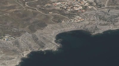 Vista aérea de Calabarrilla, Águilas