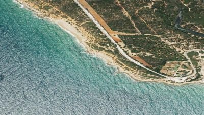 Vista aérea de Calas de Poniente, Conil de la Frontera