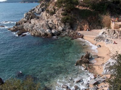 Caleta d'en Trons en Lloret de Mar
