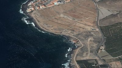 Vista aérea de Callao Chico, Guía de Isora
