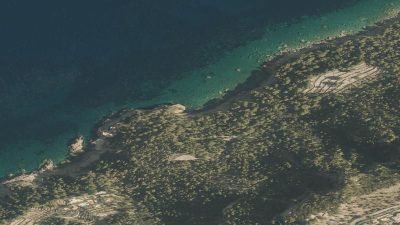Vista aérea de Caló de S'Estaca, Valldemossa
