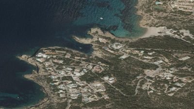 Vista aérea de Caló d'En Real, Sant Josep de sa Talaia