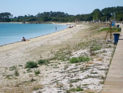 Playa de Camaxe en A Illa de Arousa