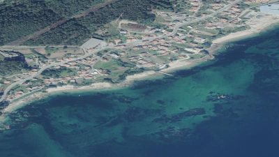 Vista aérea de Campo, A Pobra do Caramiñal