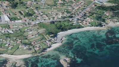 Vista aérea de Canabal, Cangas