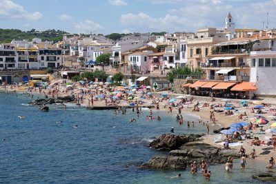 Playa de Canadell en Palafrugell