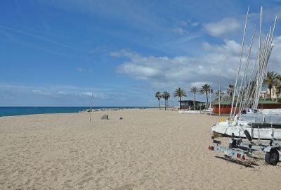 Playa de Canet de Mar en Canet de Mar