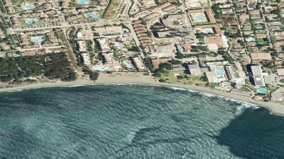Vista aérea de Casasola, Estepona