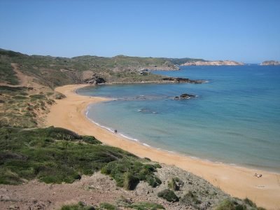 Playa de Cavalleria en Es Mercadal