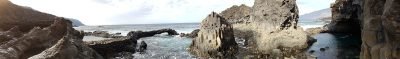 Playa de Charco Azul en Frontera