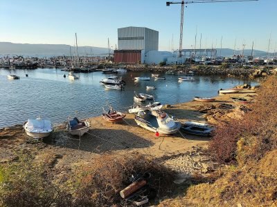 Playa de Chumbadeiro en A Illa de Arousa