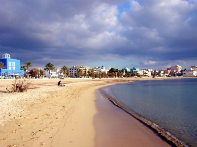 Playa de Ciudad Jardín en Palma de Mallorca