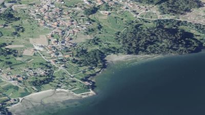 Vista aérea de Cobas, Vilaboa