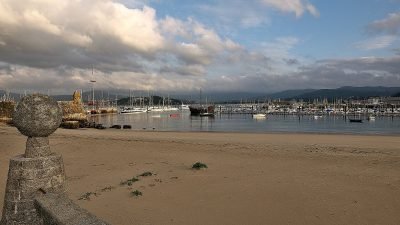 Playa de Concheira en Baiona