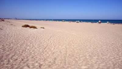 Playa de Corint en Sagunto/Sagunt