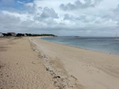 Playa de Coroso en Ribeira