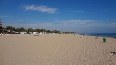Playa de Creixell en Creixell