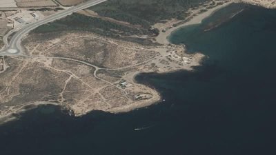 Vista aérea de Cueva de las Palomas, Águilas