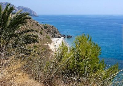 Playa de Curumbico en Almuñécar