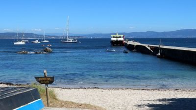 Playa de Das Dornas en Bueu