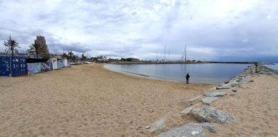 Playa de De Ponent en Mataró