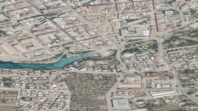 Vista aérea de Degollador, Ciutadella de Menorca