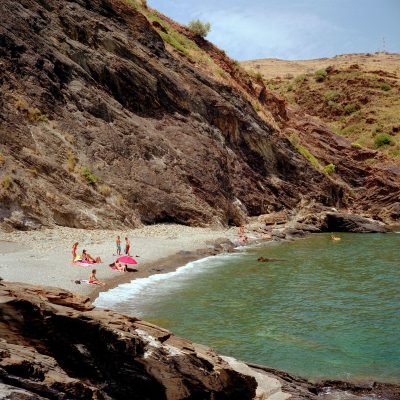 Playa de Del Pi en Portbou