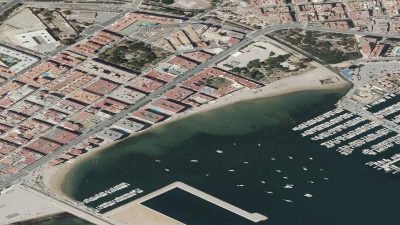 Vista aérea de El Acequión, Torrevieja