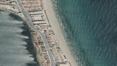 Vista aérea de El Arenal, San Javier