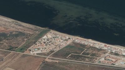 Vista aérea de El Arenal, Cartagena