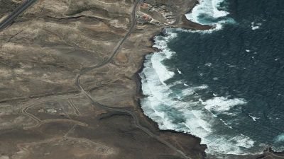 Vista aérea de El Caletón, Arico