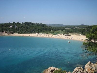 Playa del Castell en Palamós