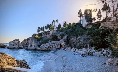 Playa del Chorrillo en Nerja