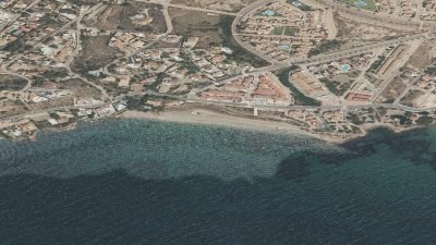 Vista aérea de El Corral, Cartagena