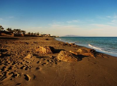 Playa del Descargador en Mojácar