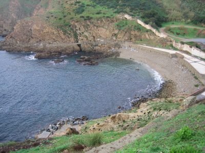 Playa del Desnarigado en Ceuta