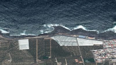 Vista aérea de El Gomero, Los Silos