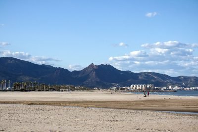 Playa del Gurugú en Castellón de la Plana/Castelló de la Plana
