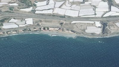 Vista aérea de El Lance de la Virgen, Adra