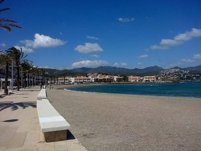 Playa del Port en Llançà