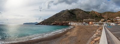 Playa del Portús en Cartagena