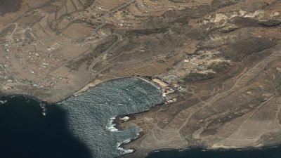 Vista aérea de El Puertito, Adeje