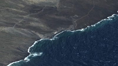 Vista aérea de El Puertito, Fuencaliente de la Palma