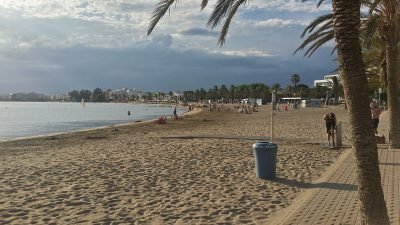 Playa del Rastell en Roses